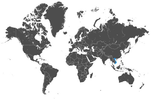 Mapa OCS Wietnam